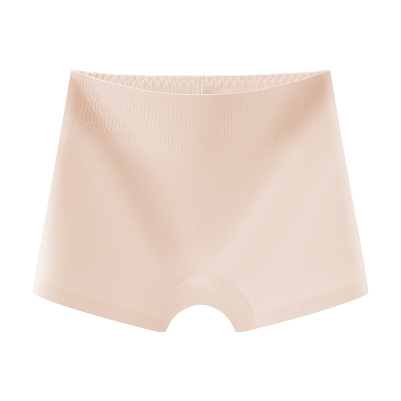 Patas antidesgaste para mujer boxer, cintura media de algodón puro, base segura de verano, pantalones cortos de cuatro esquinas dos en uno, refrescante image 6