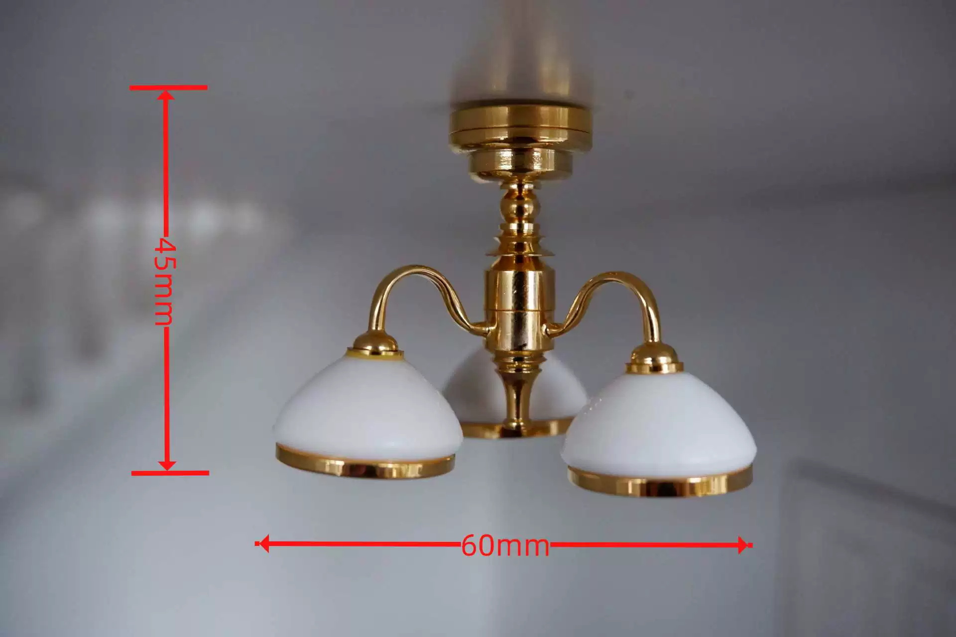 Домик для кукол, маленькая LED мини-модель, настольная лампа, бра, водная кристальная потолочная лампа, ручная работа