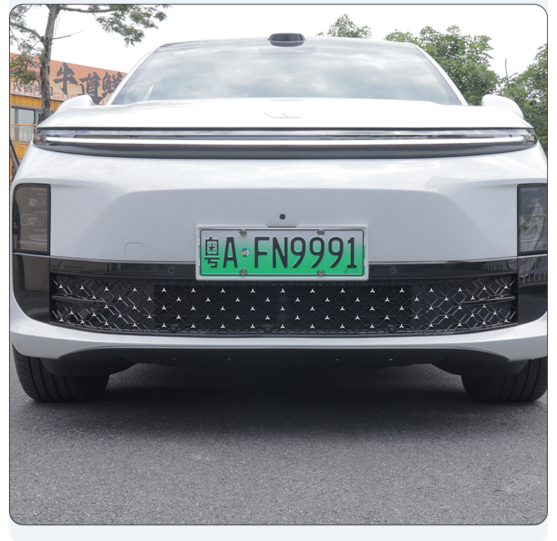 Ideal L6 Dedicated Insect-Proof Net, Three-Section Star-Patterned Front Grille Protection Cover, Front Face Net, Car Protective Accessories