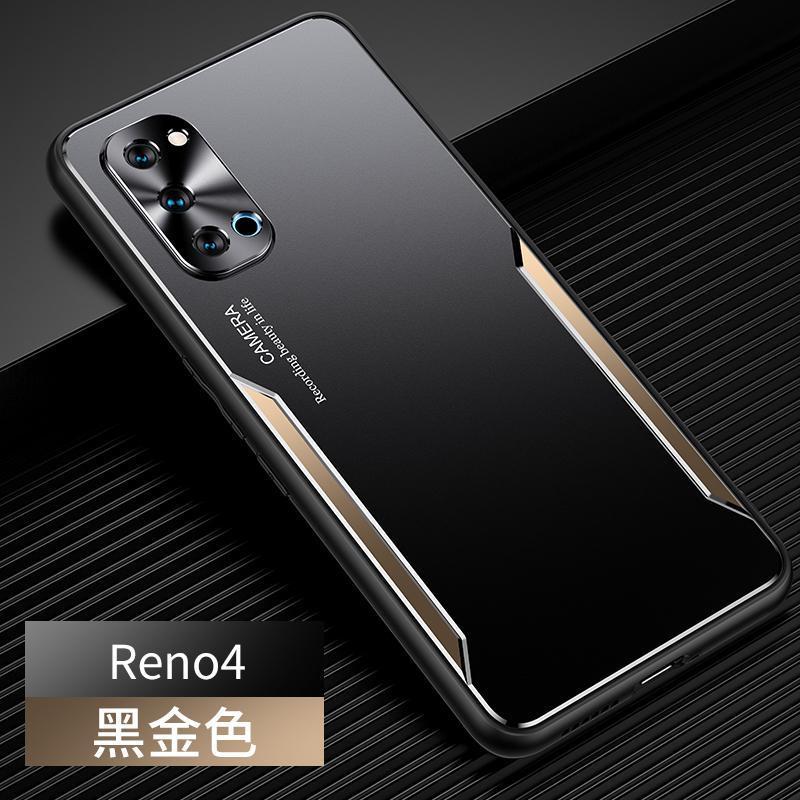 OPPOReno4/Reno4Pro/4SE 携帯電話ケースカメラ金属保護カバーブレードブラケットライトに適しています|undefined