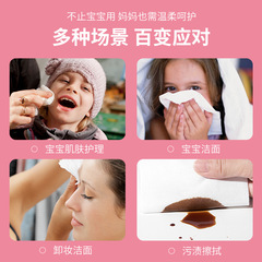 Baby Wet Wipes 80 Pads Baby Hand Mouth Wet Wipes Hygienic Wet Wipes Newborn Wet Wipes Manufacturer Wholesale