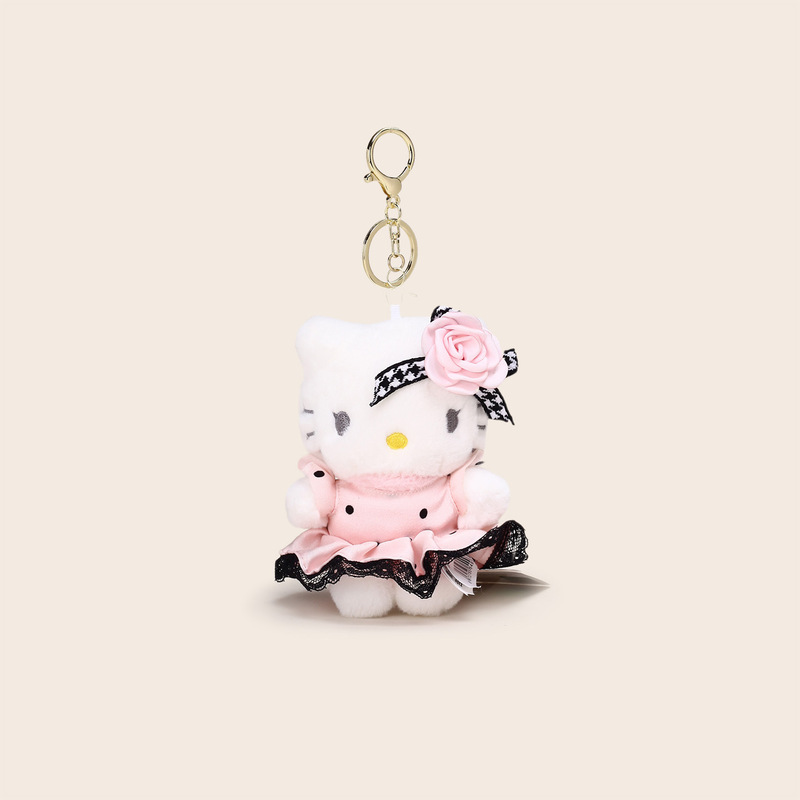 本物の正規品サンリオハローキティレーススカートぬいぐるみペンダントかわいい小さなペンダント人形卸売|undefined