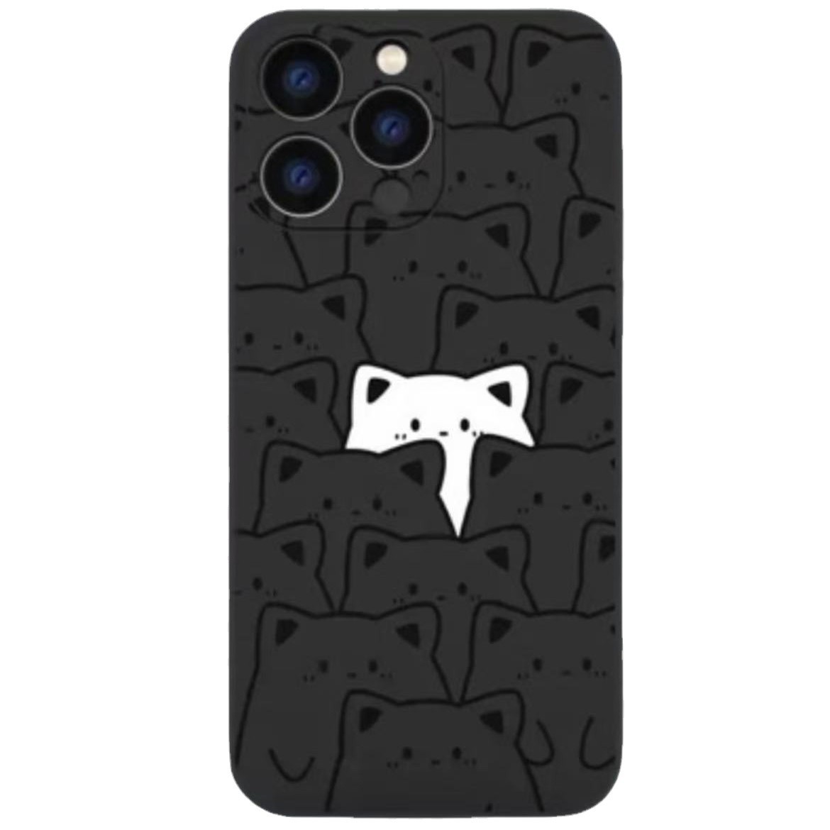 Gato de pantalla completa europeo y americano para iPhone 16pro funda para teléfono móvil Apple 15 transfronterizo 14/13promax nuevo 12