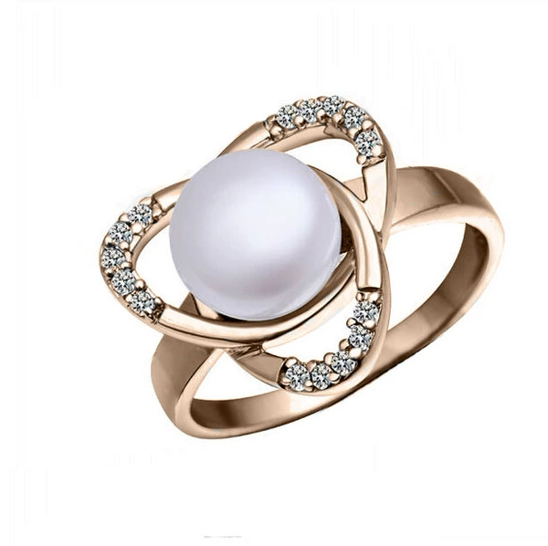 Golden ring, pink gold