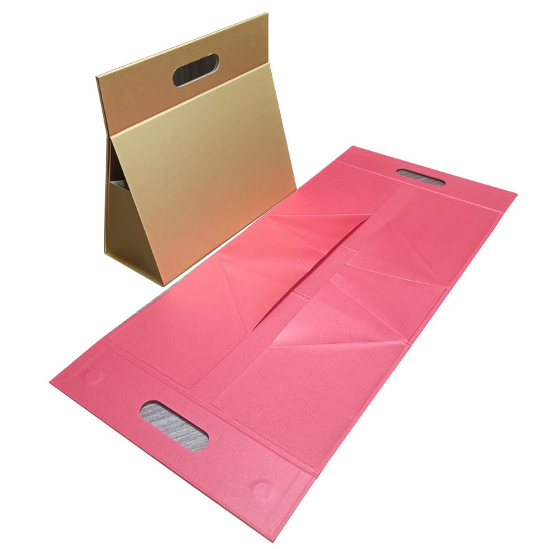 一片式折叠礼盒现货手提硬盒大号超大礼物磁铁盒包装礼盒翻盖纸盒