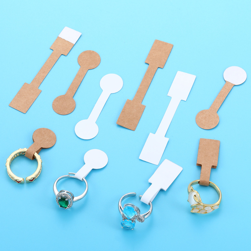 DIY配件不干胶戒指标签饰品标签吊牌标签首饰标价签价格牌戒标X21