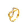Fashionable universal ring stainless steel from pearl, accessory, Amazon, light luxury style, wholesale