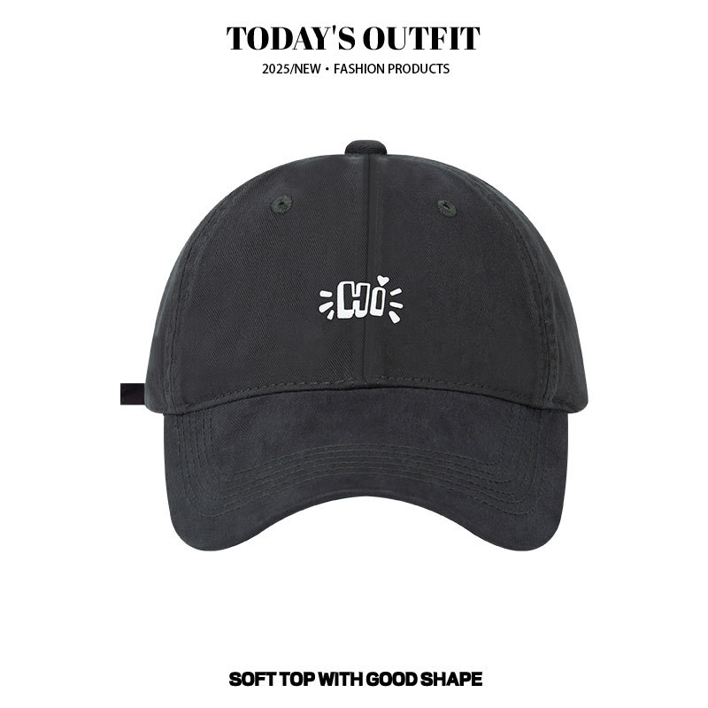 Dark gray white label