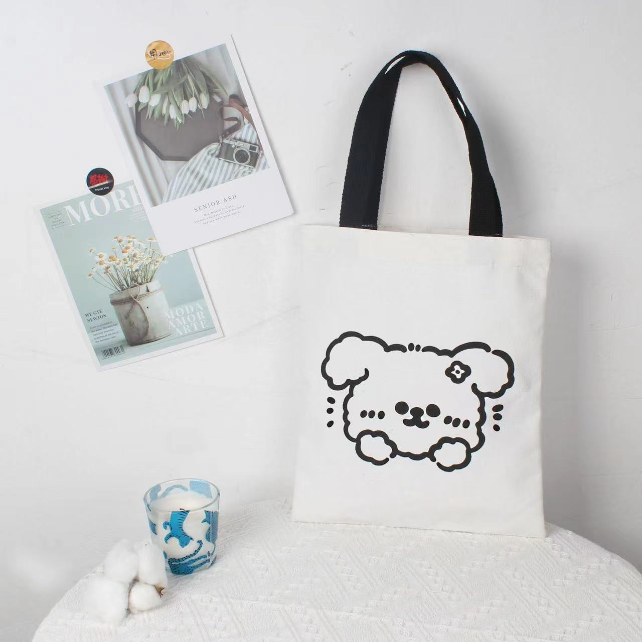 Ventas Directas de fábrica Nueva bolsa de lona bolso de hombro de gran capacidad bolso de mano Estudiante Libro de clase bolsa de mensajero