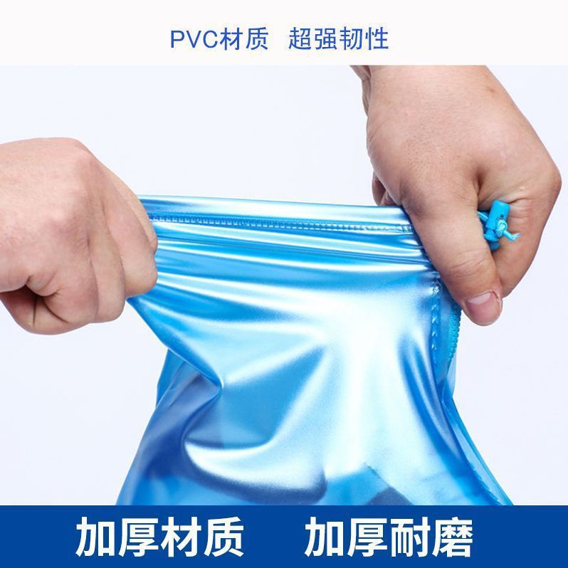 雨鞋套外穿防水防滑男款雨天防雨鞋套加厚耐磨雨靴女高筒水鞋脚套|undefined