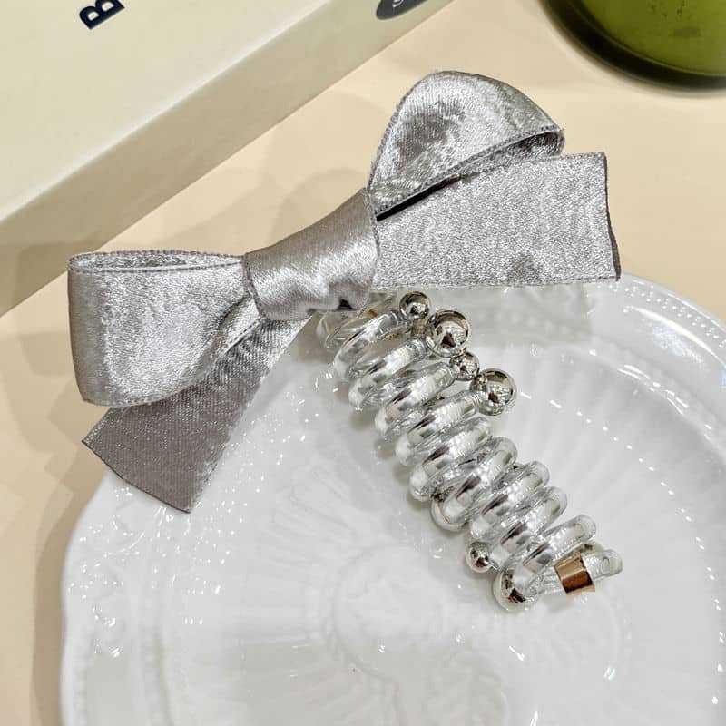 Cabeza coreana simple y de alta calidad linda línea telefónica de punto de onda de verano temperamento fresco cuerda de cabello diaria duradera