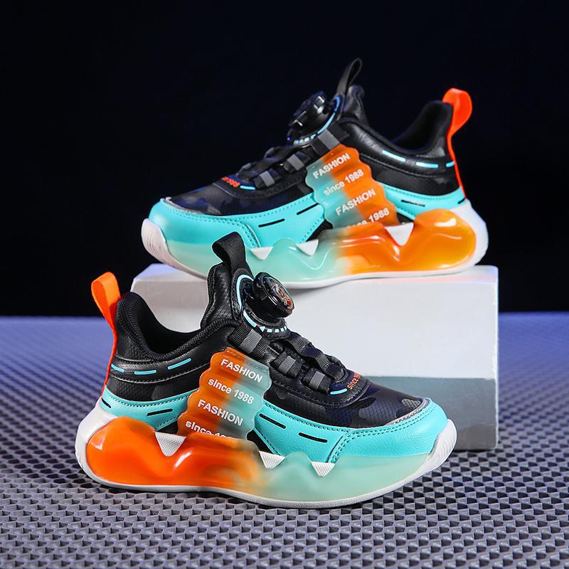 Autumn thin mesh breathable children's running sneakers for boys