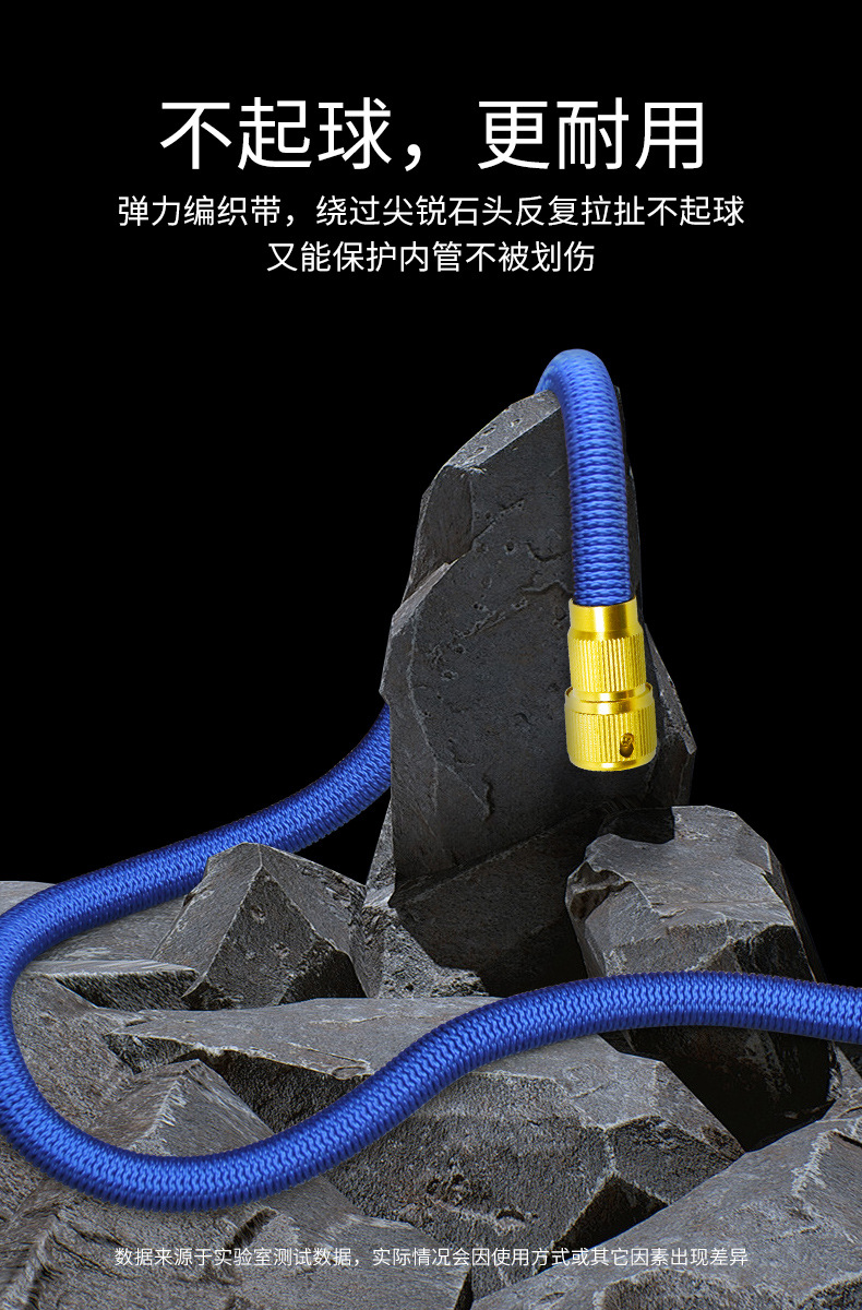 Suitable for Car Washing Water Gun, High-Pressure Household Tool, Telescopic Hose, Powerful Spray Gun Nozzle, for Washing Cars and Floors