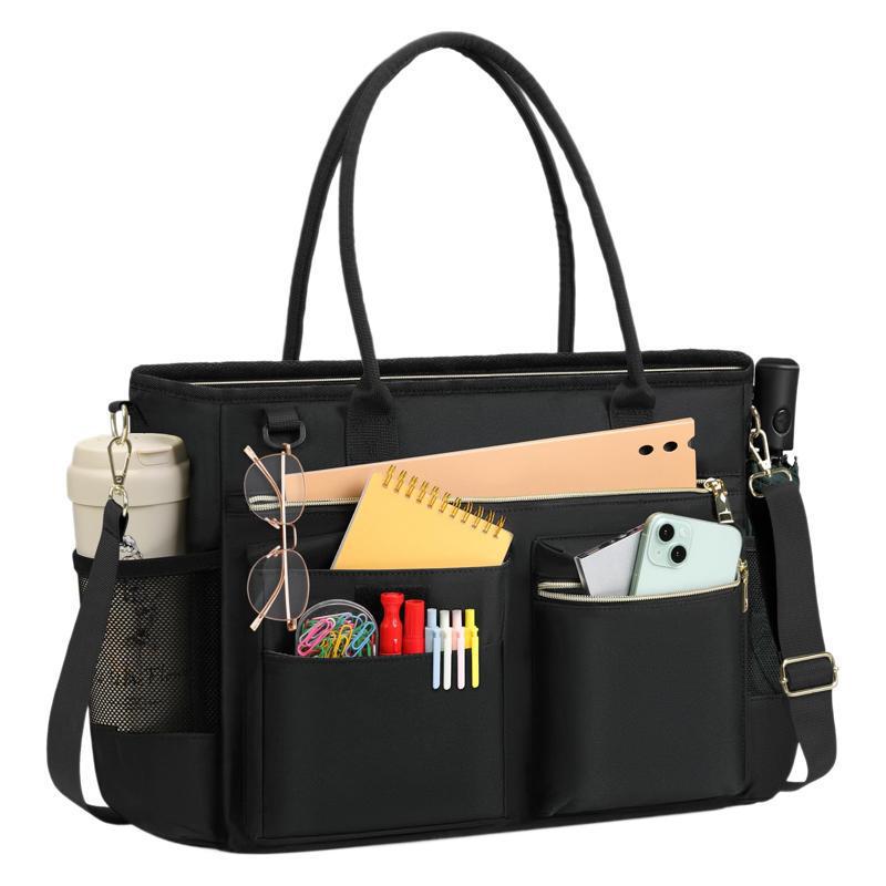 Bolsa de computadora portátil para mujeres 15.6 pulgadas bolso de trabajo maestra bolso de enfermería bolso de computadora portátil profesional