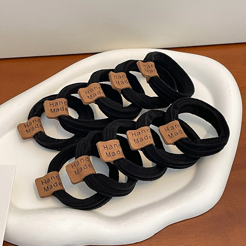 Cuerda para el cabello que no deja marcas de alta elasticidad, cuerda para la cabeza de mujer, lazo para el cabello de oso simple y lindo, accesorios para el cabello de cola de caballo alta, sombreros nuevos 2025