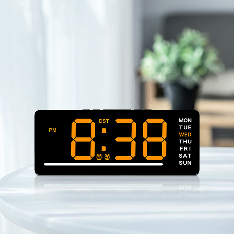 Cross-border Digital Alarm Clock Simple Electronic Clock Multi-function LED Clock Children Bedside Mute Clock 5511
