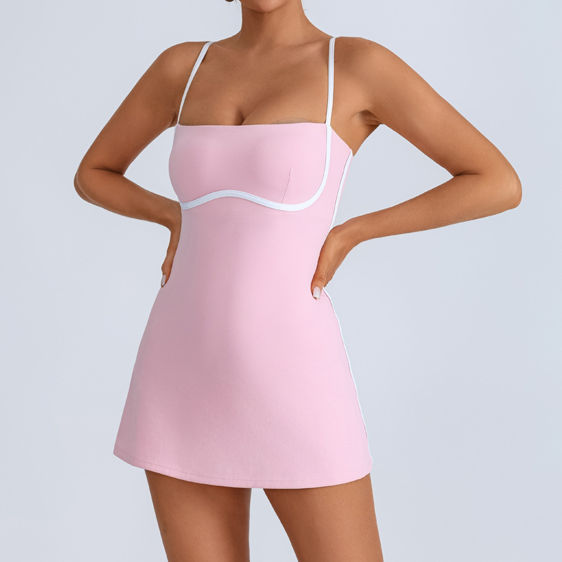AL* European and American style camisole dress for women, summer slim-fit short dress, hot girl style, sporty and casual