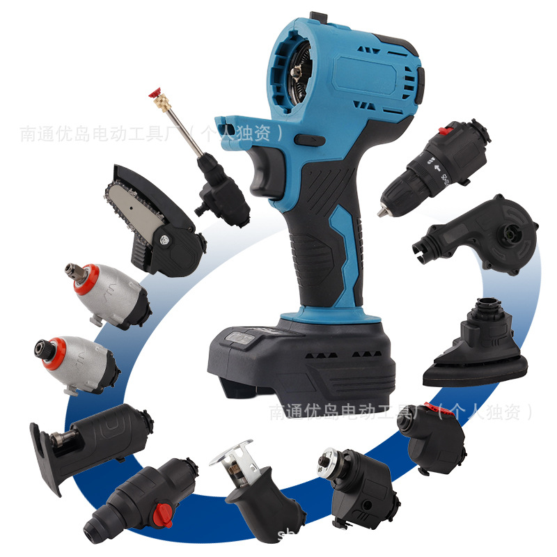 跨境新款充电式锂电万用宝无刷锂电多功能多用宝锂电电动工具套装