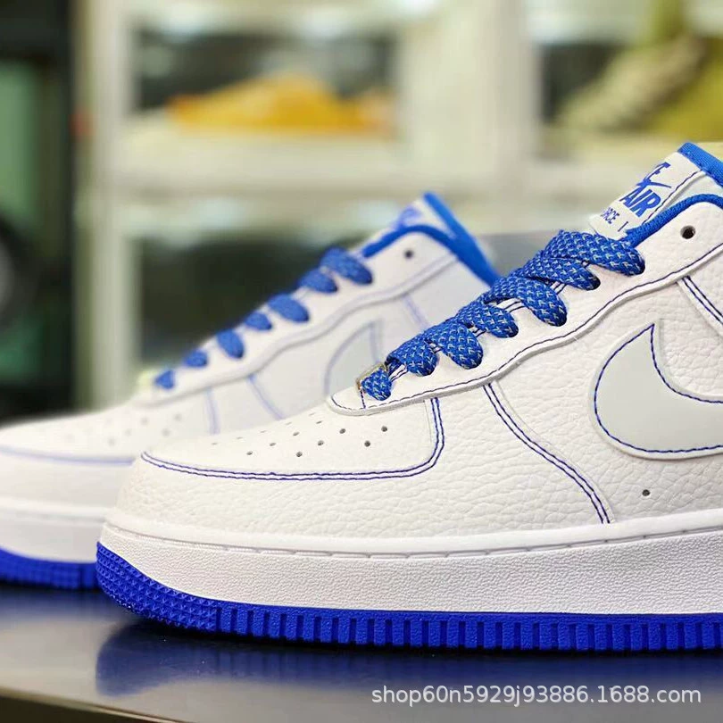 Nike Air Force 1, обувь, черные кроссовки, оптом