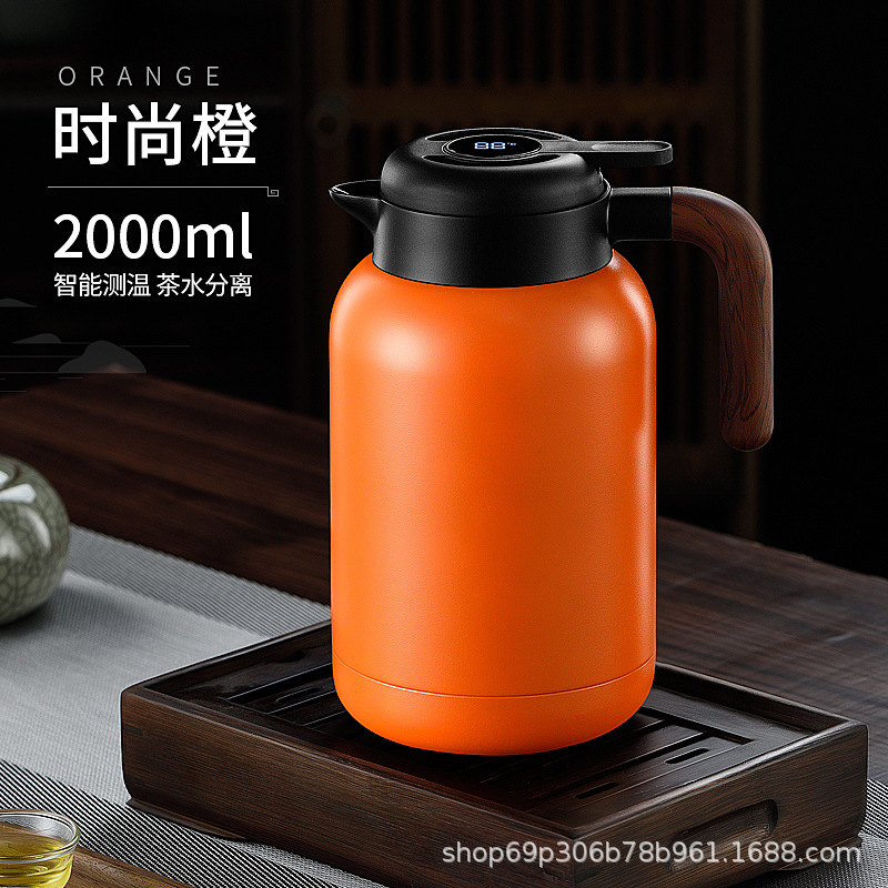 316 de acero inoxidable tetera estofada olla térmica miso antiguo té blanco cáscara de mandarina olla estofada Shangming cafetera hervidor