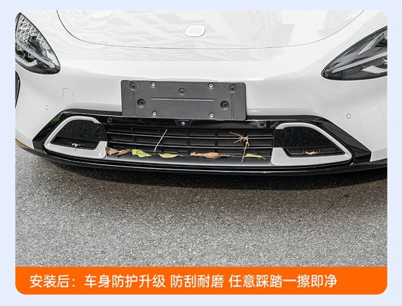 Suitable for Xiaomi Su7/Yu7 Insect-Proof Net Three-Section Front Bumper Grille Protective Cover Dust-Proof Car Exterior Modification Supplies