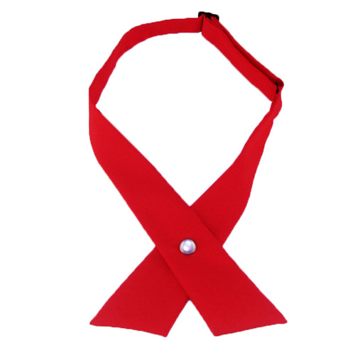 JK cross tie student unit workwear group ladies internet celebrity live broadcast cross knot manufacturer wholesale