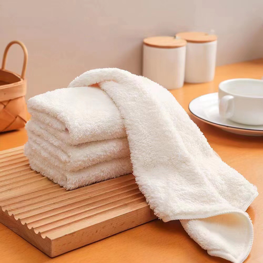 Coral Towel Superfine fibre Shower Room hand sink Bibulous brush towel kitchen Stove Oil pollution Dishcloth