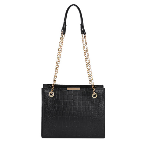 Internet celebrity fashion commuter chain armpit bag  early spring new style textured single shoulder crossbody bag large capacity small square bag