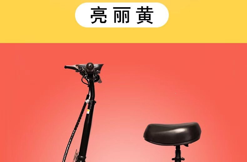 Suitable for Little Dolphin electric vehicle, mini foldable unisex scooter, small two-wheeled electric bike with lightweight lithium battery
