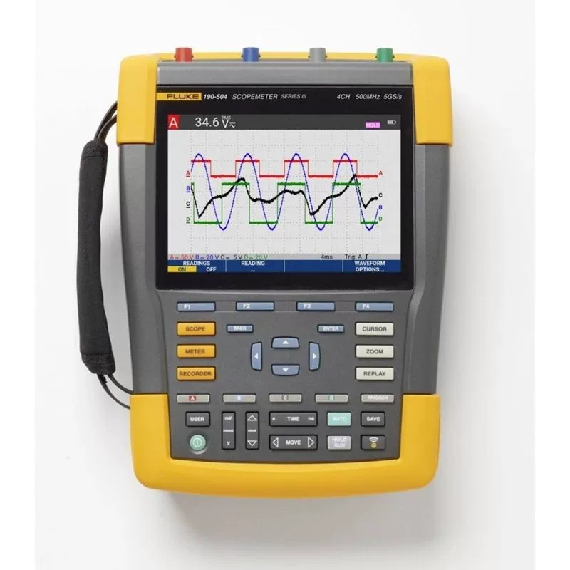 Цифровой осциллограф FLUKE 190-504-III/S цветной