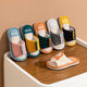 Children's Linen Slippers Spring and Autumn Boys' Indoor Household Non-Slip Spring Girls Parent-Child Boys Summer Cotton and Linen Home