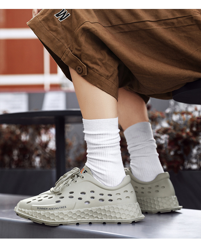 Comfortable Couple's Clogs Non-slip Outdoor Beach Slippers Men_voghion.com