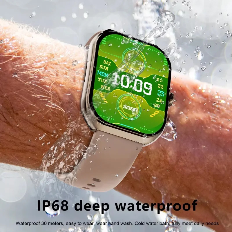 Fábrica de fuente de Shenzhen GL - 8 reloj inteligente 2.01 IP68 esfera impermeable pantalla táctil multifuncional larga duración