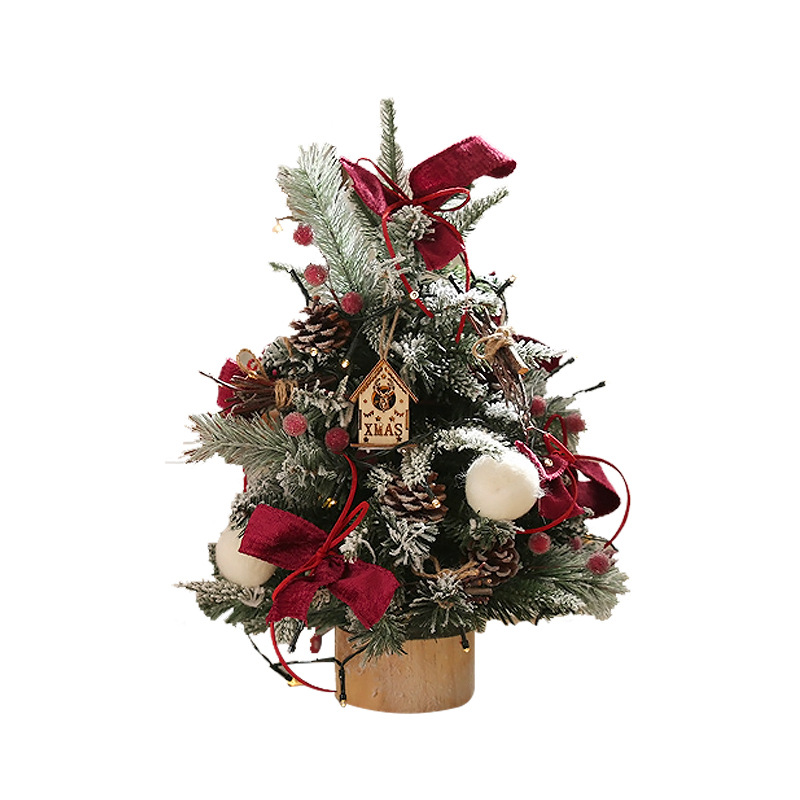 Shengyuan explosión de bayas de escritorio set de árbol de Navidad DIY decoraciones navideñas hogar ventanas decoraciones al por mayor