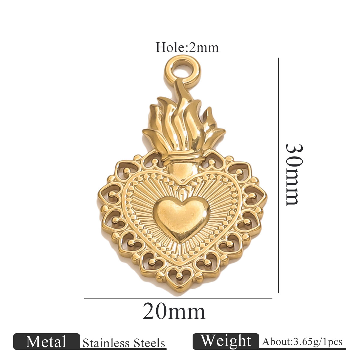 Acero inoxidable de alta moda sol amor oro 18K colgante accesorios collar de brazalete acero titanio accesorios de joyería DIY