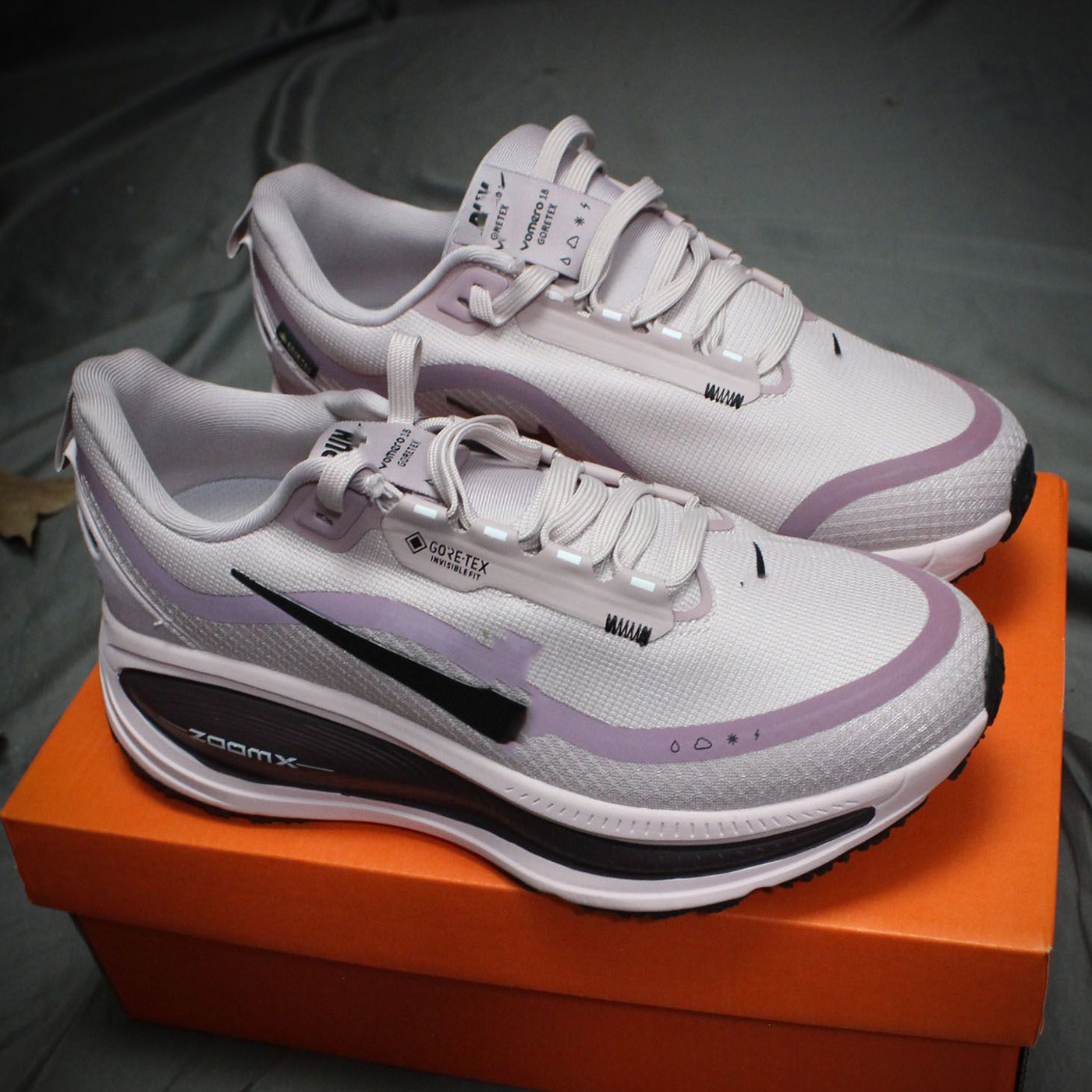Putian Chunyuan Vomere18 GTX zapatillas de carreras de fondo antideslizantes cómodas para hombres y mujeres zapatillas deportivas casuales amortiguación transpirables