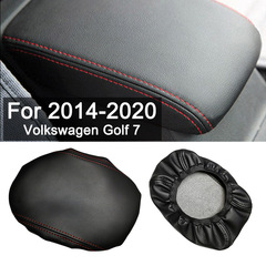 ゴルフ7Golf7フロントセンターアームレストボックスレザーカバーに適用、分解不要、簡単装着、越境対応
