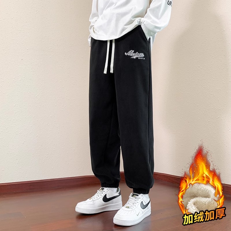 555 luminous black (beam foot fleece-lined thickened)