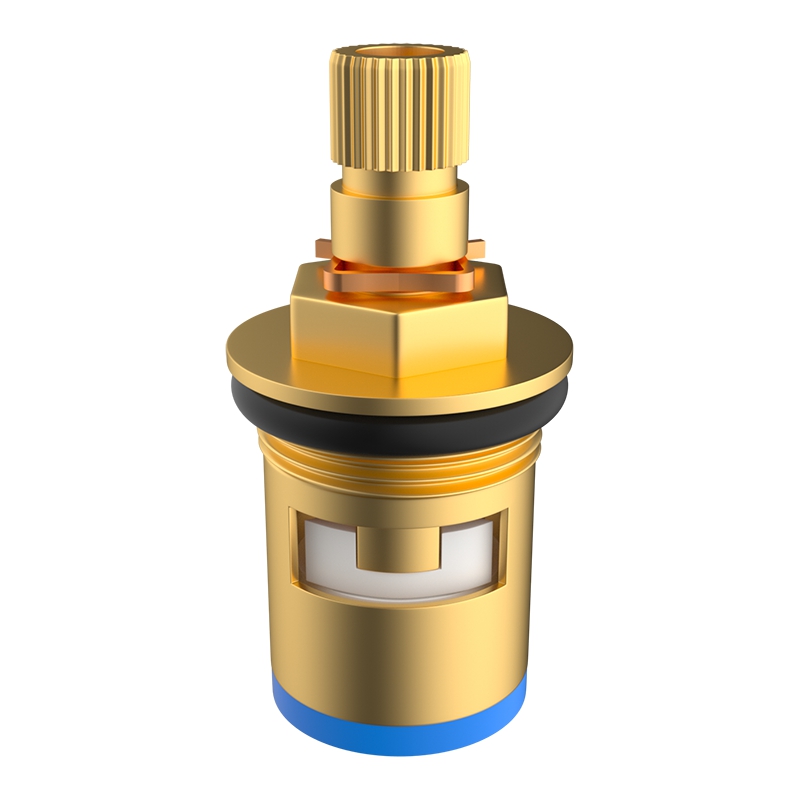 [Chuangyu] Faucet Valve Core Inner Core Kitchen Single Cold and Hot Universal All Copper Replacement Accessories Outer Wire 4 Points Quick Open