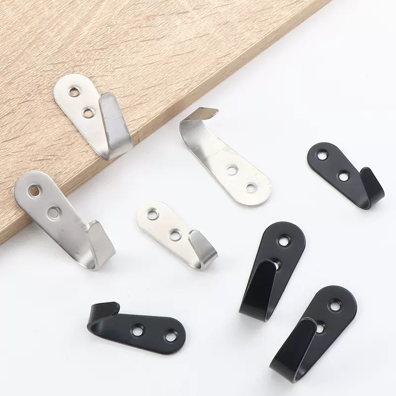 不锈钢挂衣钩卫生间挂钩门后衣帽间挂钩隔断挂钩浴室壁挂墙上挂衣