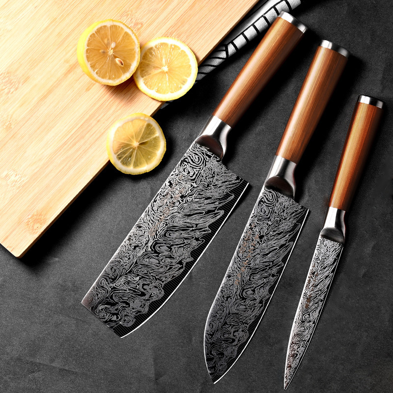 Hueso hueso cuchillo de acero inoxidable cuchillo de corte japonés cuchillo de corte de corte