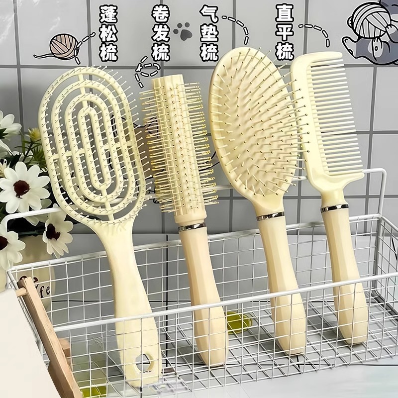 Fluffy Air Cushion Comb Long Hair Comb Set Combination Air Bag Straight Hair Comb Student Dormitory Female Home Curly Hair Massage Comb Fluffy Air Cushion Comb Long Hair Comb Set Combination Air Bag Straight Hair Comb Student Dormitory Female Home Curly Hair Massage Comb