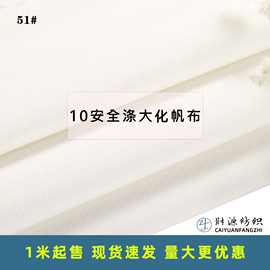 10安帆布涤纶全涤大化化纤数码热转印花手袋箱包加厚鞋材面料加密