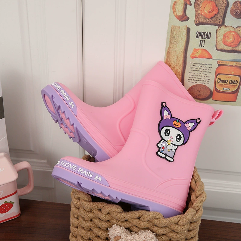 Ai Yaoyu Детские дождевые сапоги нескользящие мягкие подошвы