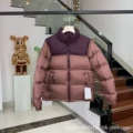 1996 down jacket with burgundy paneling