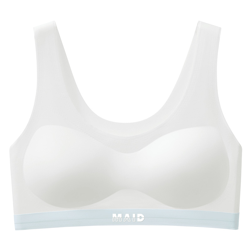 Mayorista de dos etapas de ropa interior de niñas transpirable desarrollo temprano de estudiantes de secundaria sostén chaleco antichoque de niñas image 6