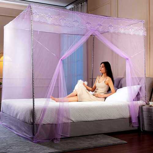 Encrypted mosquito net for home bedroom old-fashioned floor-standing 1.8m double 1.5m bed universal 1.2m single door student dormitory