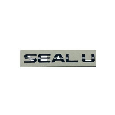 ATTO3 blackened rear emblem, SEAL Car logo - glossy-black-replacement-seal-u-shaped-emblem-overseas-version-of-song-plus
