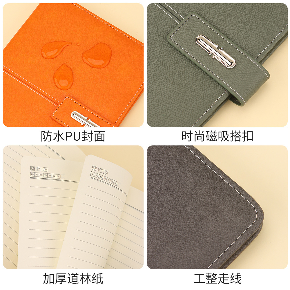 Negocios transfronterizos paquetes de cuadernos llogo lincoln botón de oficina cuaderno de tarjetas de taza de regalo caja de regalo