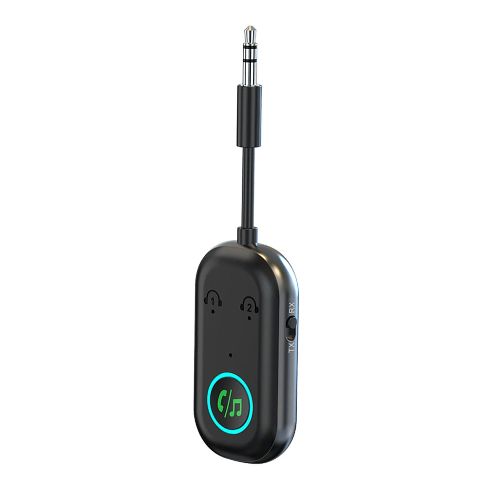 Передача и прием все-в-одном BR08 автомобильный AUX Bluetooth приемник, адаптер Bluetooth 5.3, переходник 3,5 мм аудио